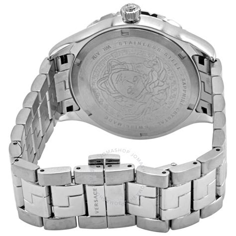 Versace Hellenyium GMT Black Dial Men's Watch V1102 0015